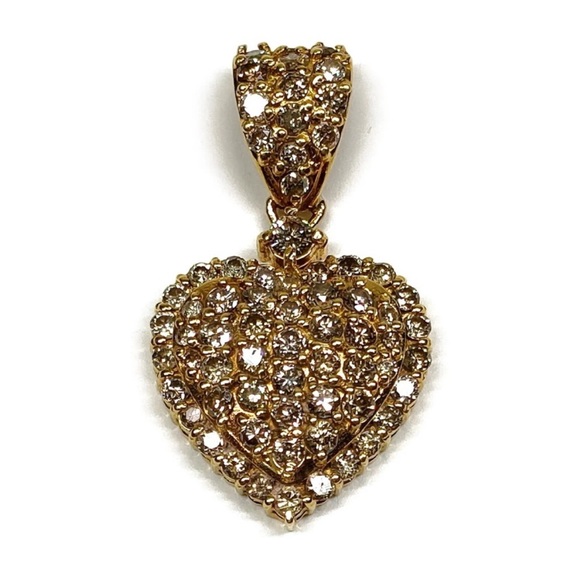 Jewelry - Absolutely Stunning 18k Diamond Necklace with 14K 18 inch chain
